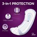 Poise Incontinence Pads for Women, Ultimate Absorbency, Long, Original Design, 108 Count (4 Packs of 27)