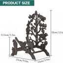 Sungmor Heavy Duty Cast Iron Hose Holder,Garden & Yard Decorative Birds Wall Mounted Hose Butler,Water Pipe Holds,Rack,Hanger,Antique Wall Decorations
