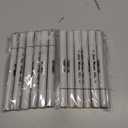 Teling 12 Packs Dual Tips Leather Dye Marker Pens Shoe Marker Leather Touch up Pen for Repair Scratches Shoe Surface, 12 Colors