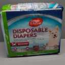 Simple Solution Dog Diapers Female, Dog Diapers, Potty Training, Super Absorbent, Breathable, Wetness Indicator for Urination, 22-37 Inch Waist, (XXL, 30ct)