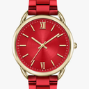 Women Watch Metal Bracelet Watch Roman Number Easy to Read Watch Waterproof Watch