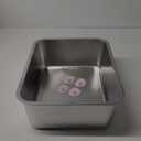 Stainless Steel Cat Litter Box - Metal High-Sided Litter Pan for Cats, Rabbits, and Pets, Non-Stick, Odor-Free, Easy to Clean, Splash-Proof, Sturdy and Durable Indoor Cat Toilet Supplies (17.7" L x 13.8" W x 6" H)