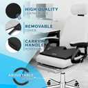 ComfiLife Car Seat Cushion–Premium Wedge 100% Polyurethane Foam Car Cushions for Driving–Auto Seat Cushion–Back & Sciatica Pain Relief for Long Drives–Comfort for Car Driver,Office, Truck Seat (Black)