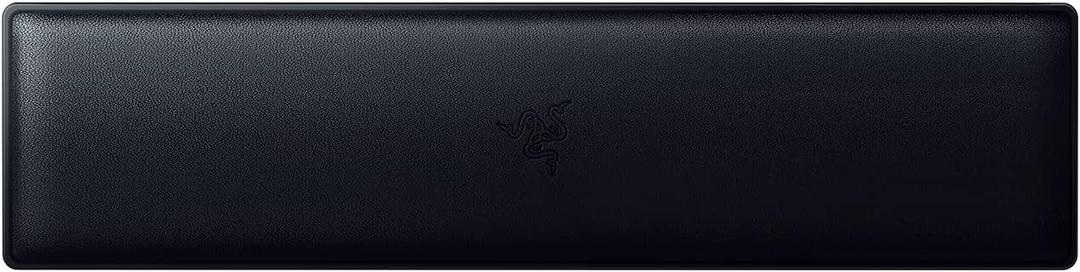 Razer Ergonomic Wrist Rest Tenkeyless - Ergonomic Leatherette Keyboard Wrist Rest (Plush Leatherette Cushion, Anti-Slip Rubber Feet, Compatible with Tenkeyless Keyboards) Black