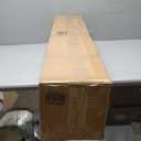 6 ft. Unlit Slim Pencil Artificial Christmas Tree with Metal Stand White