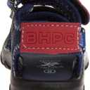 Beverly Hills Boys Sports Active Sandals Open Toe Athletic Summer Shoe (Toddler to Big Kid) (Navy Blue Red)