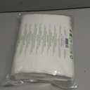 NICETOWN White Linen Sheer Curtains and Drapes 84 inches Long, Rod Pocket & Back Tab semitransparent with Light Through Vertical Window Treatments for Sliding Glass Door & Living Room, 52"W, Set of 2