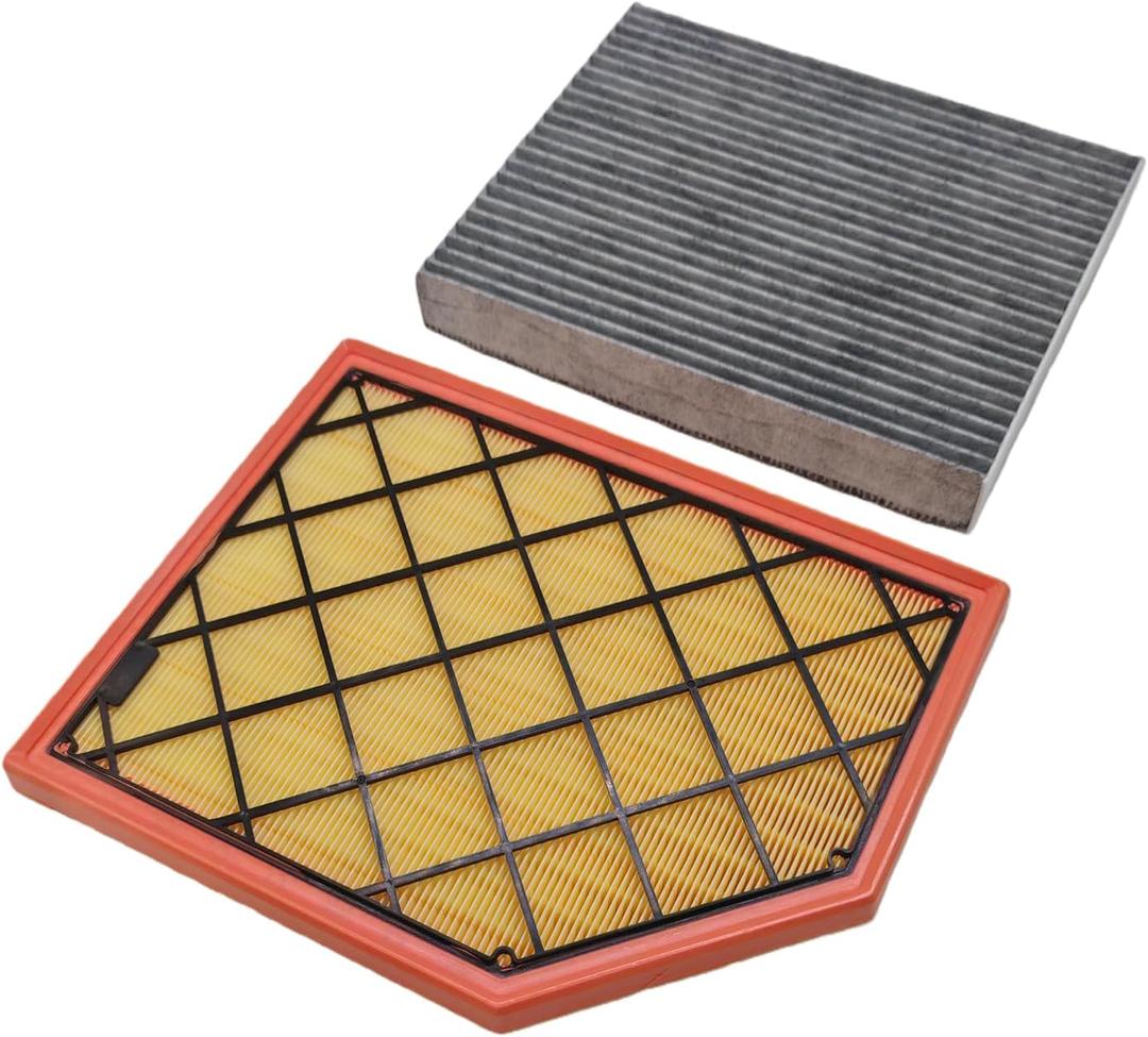 Engine & Cabin Air Filter Fit for 2022-2025 Ford Bronco, 2024-2025 Ranger, V6 3.0T, Replace NB3Z9601A MB3Z19N619A