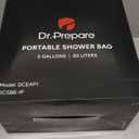 DR.PREPARE Portable Shower for Camping, 4/5 Gallons Camping Shower Bag, Portable Outdoor Shower with Pump for Hiking, Climbing, Pet Cleaning, Car Washing, Beach & Emergency