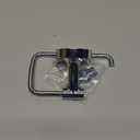 Franklin Brass Voisin (1-Pack) Toilet Paper Holder Polished Chrome Tissue Roll Holder for Bathroom Organization and Storage European Single Post Toilet Tissue Holder Wall Bathroom Accessories VOI50-PC