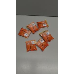 6-Pack 12mm Black on White Label Tape Cassette UB-MK231