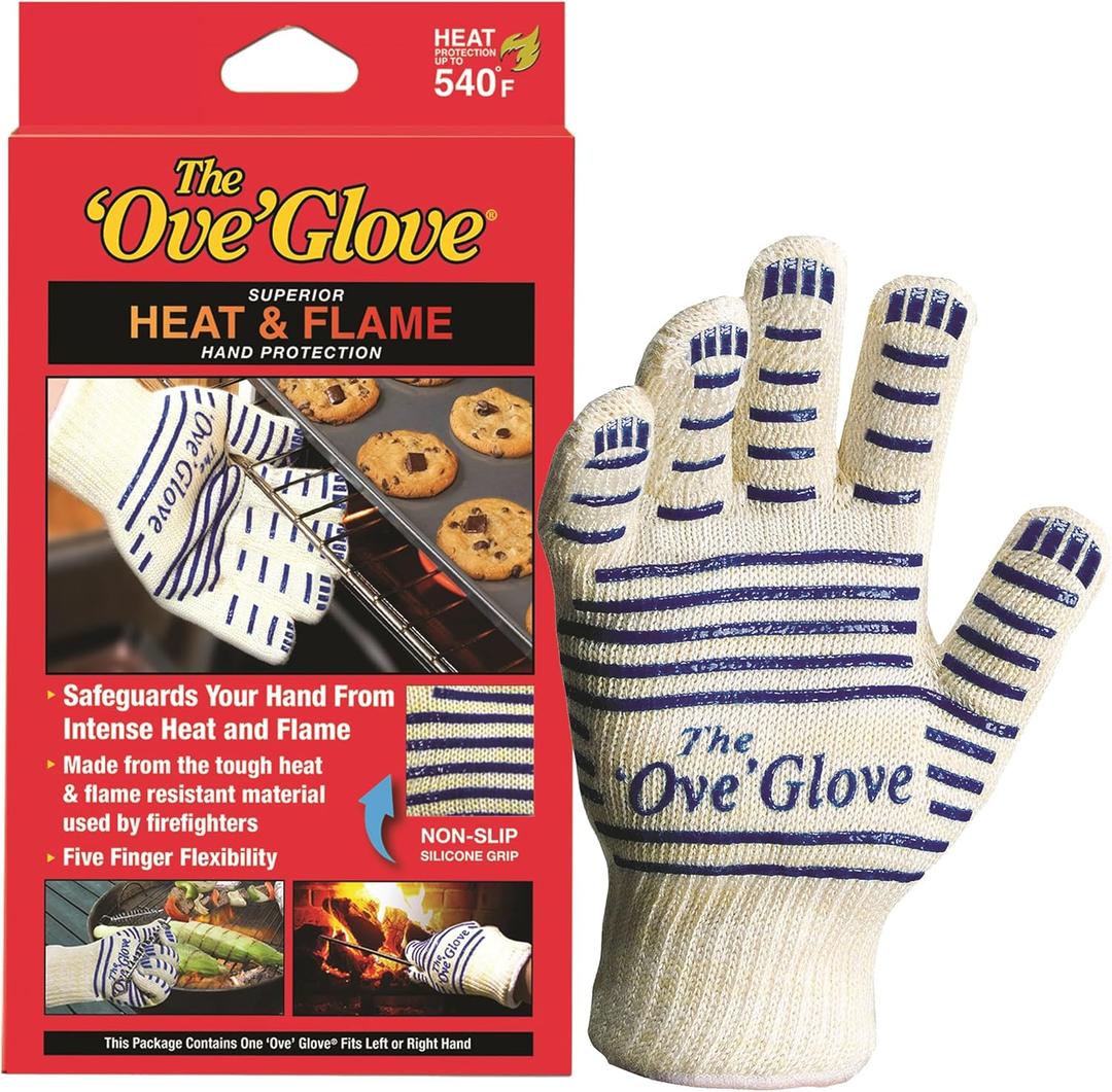 The Ove Glove - Superior Heat & Flame Hand Protection - Pack of 1 Oven Mitt