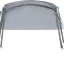 Intex Bimini Top Sun Shade Canopy Cover with Aluminum Frame for Mariner, Seahawk, Excursion, & Challenger Boat Models, Accessory Only, Gray