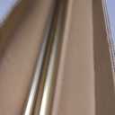 Double Curtain Rods 36-72 Inches for Windows, 1 Inch Diameter Adjustable Heavy Duty Drapery Rod with Aluminum Alloy Brackets and Finials, Modern Stylish Dual Curtains Rod, Brushed Gold