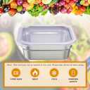 8 Pcs 1/6 Size Hotel Steam Table Pans with Lids, Stainless Steel Food Containers and PP Plastic Covers, Anti-clogging Steamer Pans for Buffet, Catering, Restaurant, and Food Prep (2.5" Deep)