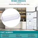 DA63-08645A Door Shelf Bin (OEM) Compatible with samsung RT18M6215SG, RT18M6215SR, etc, Part Number: PD00044855,4864777, AP6241328, PS12082570, EAP12082570,2pc
