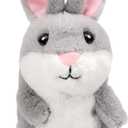 Stuffed Animal Repeats What You Say, Easter Talking Bunny Plush Toy, Girl Toys, Easter Gift for Girls, Boys Ages 3 5 7 8 10 12