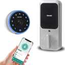 Keyless Entry Door Lock Deadbolt With Keypad,Smart Door Locks For Front Door,Electric Door Locks For Front Door With 2keys&App Control,Auto Lock Smart Deadbolt,Easy Installation Smart Door Lock,Silver