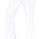 Leg Avenue Men's Bell Bottom Disco 70s Pants (Medium-Large, White)