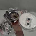 ZMISHIBO 52" Ceiling Fans with Lights, Black Modern Ceiling Fan with Remote, Farmhouse Indoor Ceiling Fan with Dual Finish Blades, Quiet & Strong Motor, Bright LED Light.