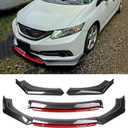 JMTBNO Front Bumper Lip Splitter,Car Front Lip Spoiler Body Kit Compatible with Honda Civic Chevy Camaro VW Golf Infiniti G37 Mitsubishi Lancer Mercedes Benz