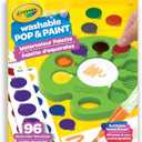 CRAYOLA Washable Pop & Paint Watercolour Palette