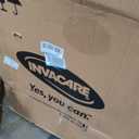Invacare Transport Wheelchair for Adults, Compact Lightweight Wheel Chair with Foldable Backrest, Flip-Back & Removable Desk-Length Arms, 19" Seat, Swing-Away Footrests, Portable Travel Transfer Chair