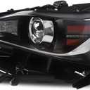 Left Headlight Assembly Compatible with 2017 2018 2019 2020 IS300 IS350 Headlamp Driver Side 81185-53810 8118553810