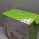 QIBOX Snow Cone Machine & Smoothie Blender 2 in 1, 700W Powerful Shaved Ice Machine Slushine Machine, Healthy Frozen Drink Maker with Stainless Steel Blade & Smoothie Recipe, for Home Kitchen Party (Black)