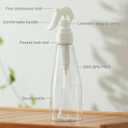 2 x 10 oz Continuous Spray Bottle for Hair, Ultra-Fine Water Spray Bottle for Cleaning, Plants, Pets (Plastic, White, 300ml)