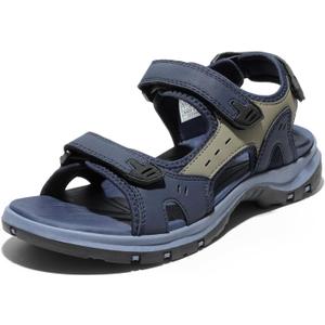 DREAM PAIRS Women's Walking Sport Athletic Sandals Comfort Open Toe Casual Outdoor Hiking Summer Shoes (7, Navy)