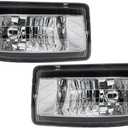WILD BEAR Driving Fog Lights Fit For 1998-2007 Land Cruiser FJ100, Front Bumper Lights Without Switch Harness