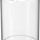 EMONG Clear Glass Shade Covers Replacements, Clear Cylinder Glass Lamp Shade Replacement Globe for Lighting Fixtures (3.94*5.51inch(1.65inch))