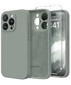 Magnetic for iPhone 16 Pro Case, Compatible with MagSafe, [Full Camera Protection][Screen Protector] Silicone Shockproof Protective Phone Case for iPhone 16 Pro 6.3"