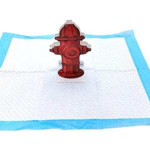 LIZEALUCKY Dog Pee Pad,10Pack Dog Pee Pad Trainer Paper Fire Hydrant Shaped Pet Diaper Pad Guide Pet Potty Guide for Dog Puppy