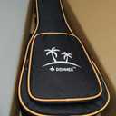 Donner Concert Ukulele Beginner Mahogany 23 Inch Ukelele Kit with Free Online Lesson Gig Bag Strap Nylon String Tuner Picks Cloth DUC-1 Gift Choice