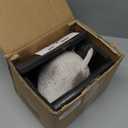 Antique Ceramic Vase, 8.3 Inch Terracotta Vase with Handle, Tuscan Decor Decorative Vase, Rustic Vase for Home Decor, Farmhouse, Living Room, Floor, Wedding, Christmas- Gray