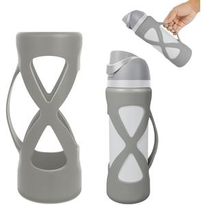 Silicone Boot with Handle Compatible with Owala 24 oz, Full Protective Anti Scratch & Reduce Dent Sleeve Cover, All-Round Wrap Protector Compatible with FreeSip Water Bottles
