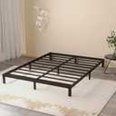 8 Inch Full Size Bed Frame No Box Spring Needed, Heavy Duty Metal Platform Bed Frame Full Support Up to 3000 lbs, Easy Assembly, Noise Free, Black