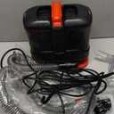 Deep Cleaning Cleaner Machine for Area Rugs, Carpet, Couch, Car, Pets, with Brushhead and Solution (RedBlack)