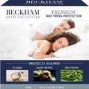 Beckham Hotel Collection Mattress Protector  Hotel-Grade Cotton Blend, Silent Waterproof Protection That Preserves Mattress Feel, King