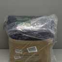 CozyLux Navy Blue Comforter Set Queen Size, 3 Pieces Solid Breathable Quilted Style Bedding Sets, Luxury Fluffy Soft Microfiber Comforter for All Season (1 Comforter & 2 Pillowcases)