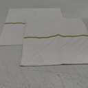 Tosleo White Velvet Throw Pillow Covers 18x18 inch Pack of 2 with Gold Leather Christmas Decorative Couch Pillow Cover Luxury Modern Pillowcases for Living Room Bedroom Sofa Cushion Bed