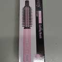 Farery Mini Thermal Brush 3 Temperature Adjustable, 3/4 Inch Travel Curling Iron for Short Hair, Heated Round Brush for Touch ups and Small Curls, Travel Size Curling Wand, Dual Voltage, Pink