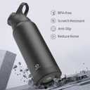 2 x ENCOOL Water Bottle Silicone Boot Sleeve, BPA-Free, Anti-Slip Water Bottle