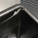 Mueller Janska M-Resin Heavy Duty Tall Planter, Indoor/Outdoor Grande Plant, Tree, Flower Pot, 2-Piece Set, 24, Modern Design, Built-in Drainage, Dark Gray (24 x 11.5")