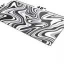 Gamer Boss - Gaming Mouse Pad - 48 x 24 Inches - 4mm Thick with Stitched Edges, Non-Slip Rubber Base, Premium Cloth Mousepad, Desk Mat for Laptop, Keyboard, Computer & PC (Mega, Swirl)