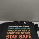 Whoop My Ass Is Another Story Stay Safe funny Vintage T-Shirt