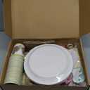 323 Luau Party Decorations, Hawaiian Party Decorations Kit For Adults - "ALOHA"&"HAPPY BIRTHDAY" Banner, Balloons, Cake Topper, Straws, Table Skirt, Dinnerware Set For 25 Guests (Tropical)