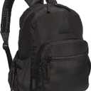 adidas Weekender Mini Backpack for Women and Men, Small Fashion Bag with Laptop Sleeve, Black, One Size